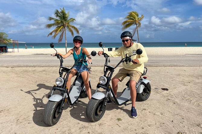 1/2 Day (4 hour) Electric Scooter Rental in Aruba - Beaches, bars, shops, and flexible stops
