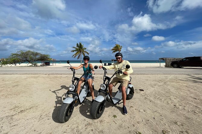 1/2 Day (4 hour) Electric Scooter Rental in Aruba - A self-guided ride or a guided outing