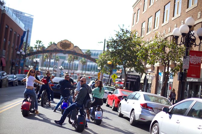 1Hr GPS Self Guided Scooter Tour: Harbor/Gaslamp Quarter - GPS navigation requires your attention