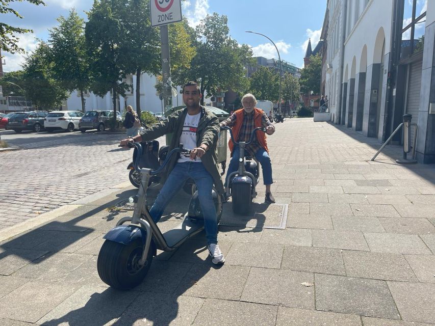 2 Hours Hamburg E-scooter Tour - Landungsbrücken brings you to Hamburg’s working waterfront