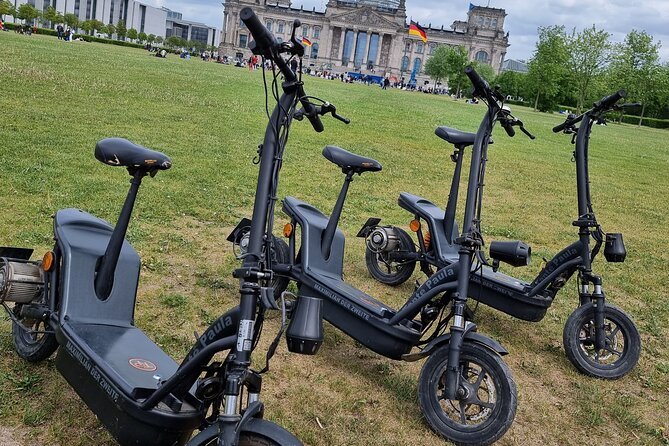 3-H E-scooter Sightseeing Tours in Berlin - The Holocaust Memorial and the value of guided context