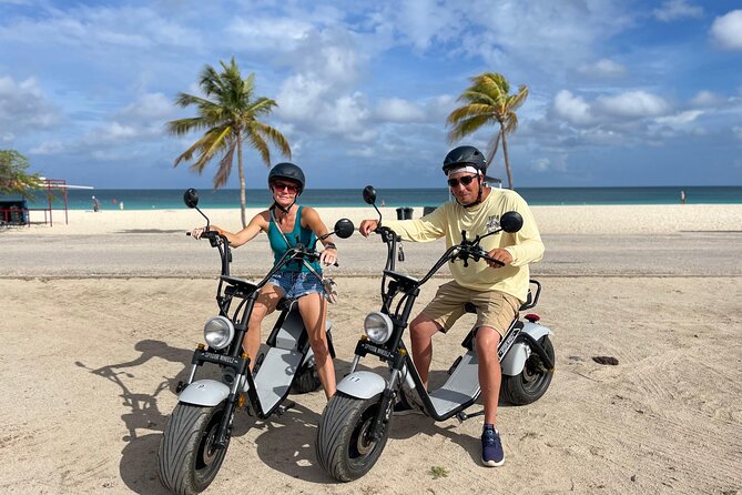 3-Hour Electric Scooter Island Tour in Aruba (1 or 2-seater) - Palm Beach Boulevard and the modern side of Aruba