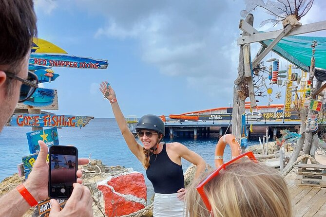Adventurous eScooter Tour Activities in Curacao - Caracas Bay and the coastal ride