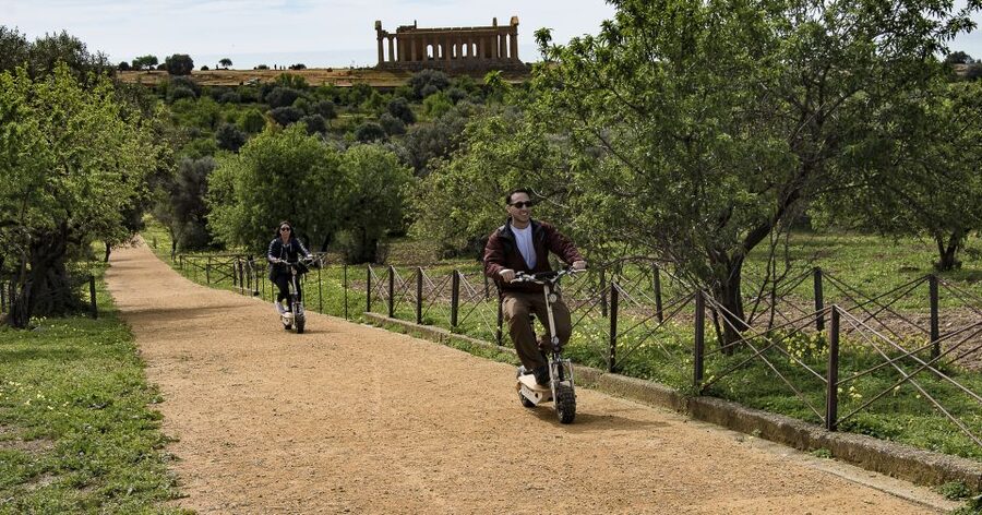 Agrigento: Valley of the Temples E-Scooter Tour - Roman roads, theater ruins, and the necropolis