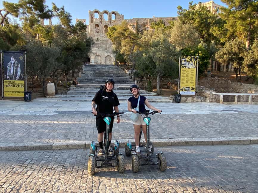 Ancient Athens Electric ATV Scooter Tour - The Acropolis and the Odeon of Herodes Atticus