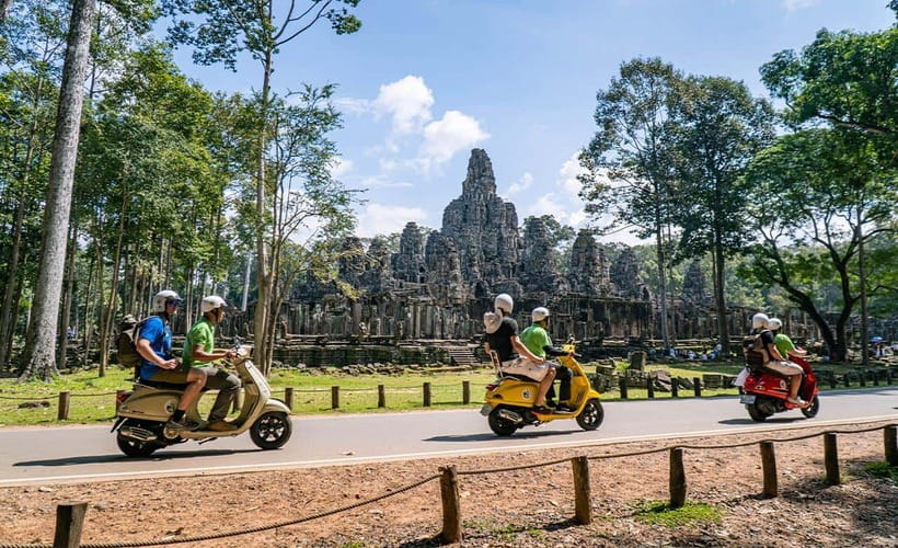 Angkor Wat: Guided Vespa Tour / Tuk Tuk or Car - Ta Prohm and the trees that took over