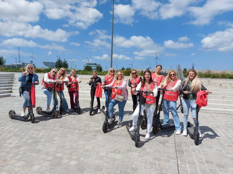Antwerp: The Big Five City Highlights E-kickscooter Tour - Along the Scheldt River