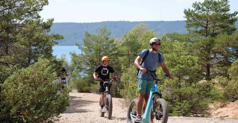 Around the Lake of Verdon : Guided electric scooter rides - The real value of the $70 price