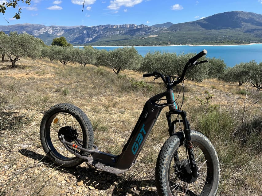 Around the Lake of Verdon : Guided electric scooter rides - How to fit the ride into a Verdon visit