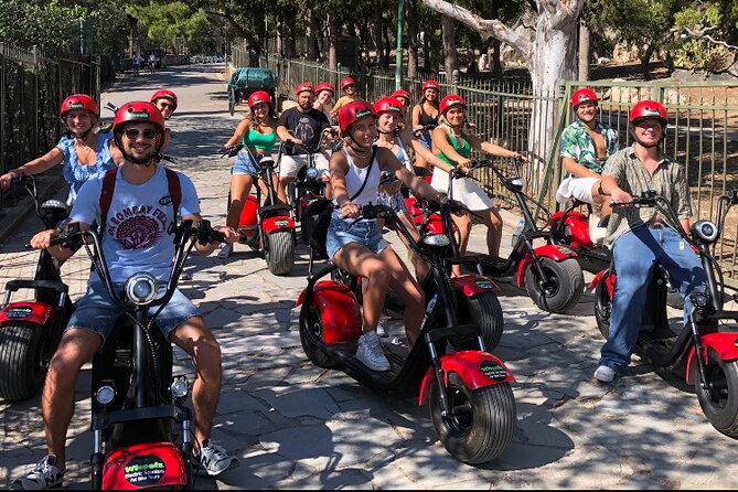 Athens Acropolis Official E-Scooter Guided Tour Fat E-Bike - Pnyx gives the tour its quieter moment