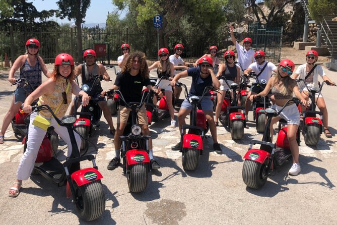 Athens Acropolis Official E-Scooter Guided Tour Fat E-Bike - The Observatory, St. Marina, and views toward Gazi