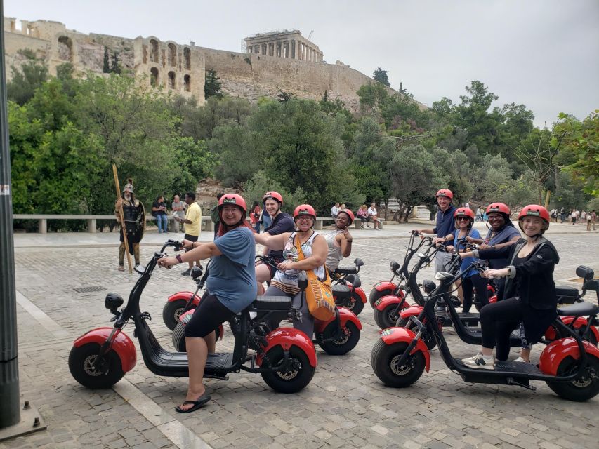 Athens: Award-Winning Acropolis Guided e-Scooter Tour - Thissio, Agia Marina, and the Temple of Hephaestus