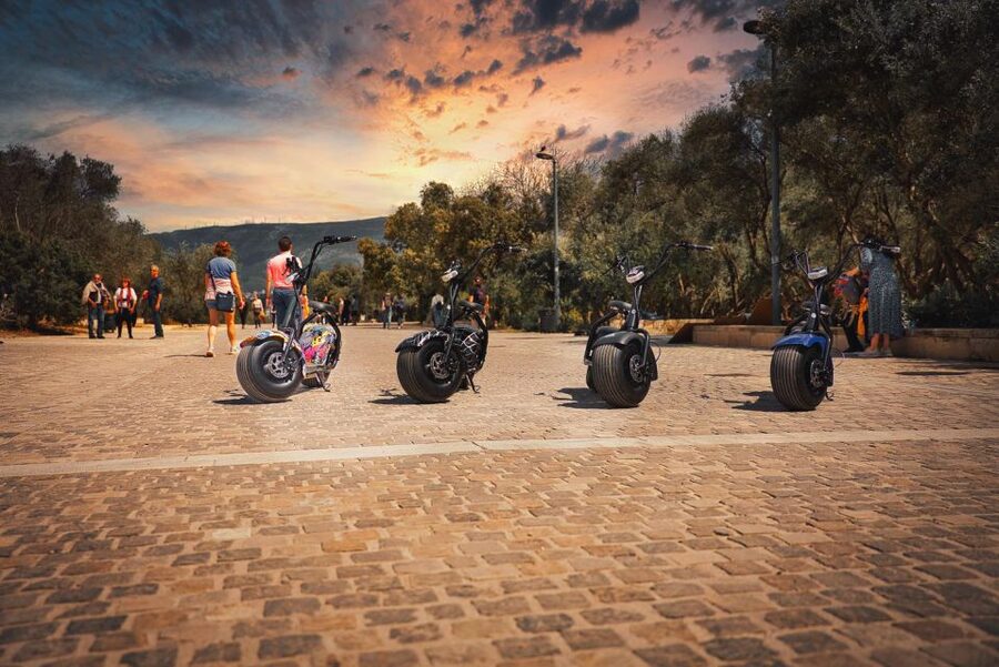 Athens: City Highlights Guided E-Scooter Tour - Tower of the Winds to Monastiraki Square