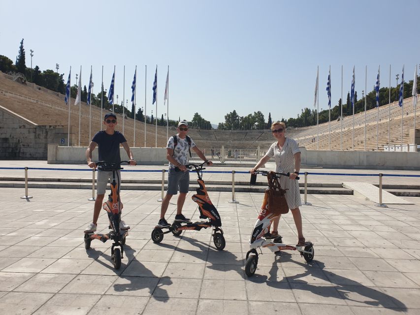 Athens: Guided City Tour on an Electric Trikke Scooter - Temple of Olympian Zeus and Hadrian’s Arch