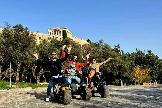 Athens: Premium Guided E-Scooter Tour in Acropolis Area - Dionysiou Areopagitou Street: the pleasant riding section