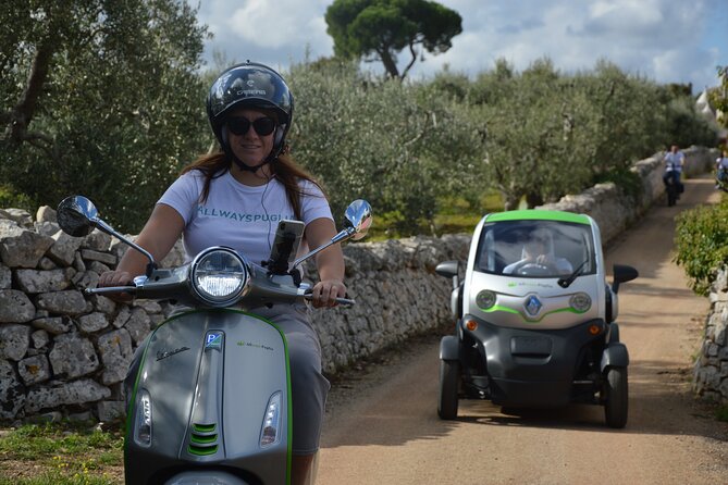 Audio Tour Alberobello with Bee Calessino/ e-Vespa /Fiat Mickey Mouse - Reading Alberobello through its trulli