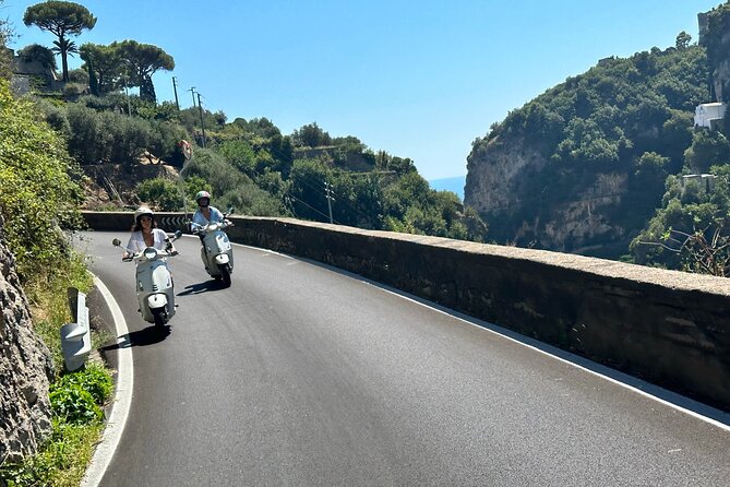 Authentic Vespa Tour of Amalfi Coast : Positano & Ravello visit - The Emerald Grotto and Conca dei Marini
