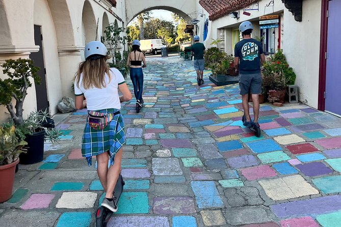 Balboa Park Electric Scooter Tour with Pictures - The arts district and working studios
