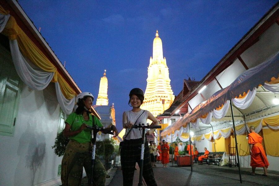 Bangkok: E-Scooter Night Tour with Local Street Food - Starting at Jamming Thailand Tours