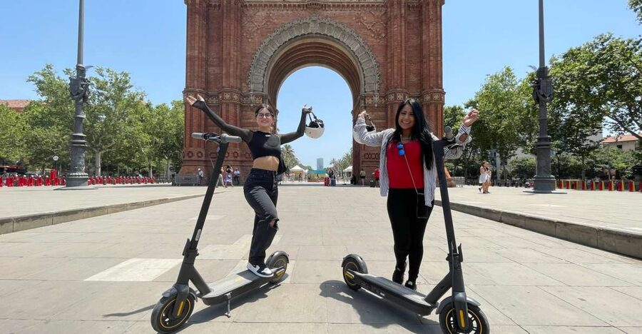 Barcelona: 2-Hour e-Scooter Tour - Marina-Vela and the W Hotel