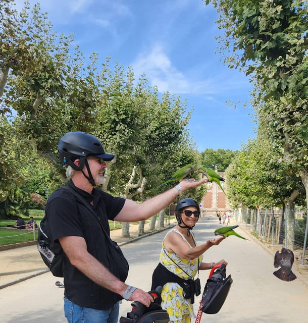 Barcelona: e-scooter and Bike tour - Montjuïc brings the best change of pace
