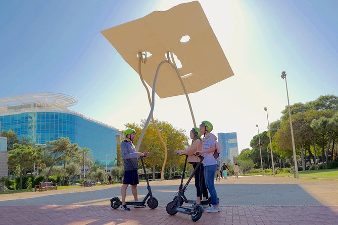 Barcelona Electric Scooter Tour - Port Vell, the old defenses, and the Columbus Monument