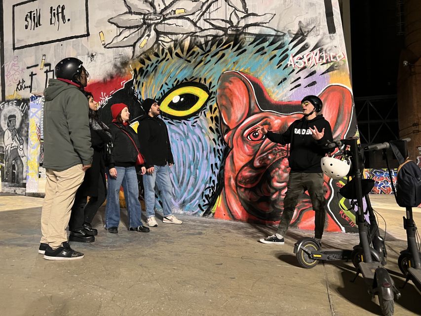 Barcelona: Graffiti E-Scooter Tour - Starting at Robot City office