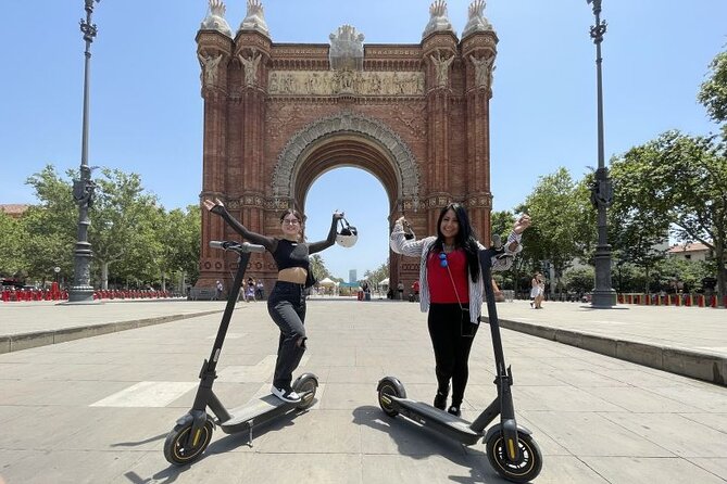 Barcelona Guided 2 hour E-Scooter Tour - Arc de Triomf, Barcelona’s grand red-brick gateway