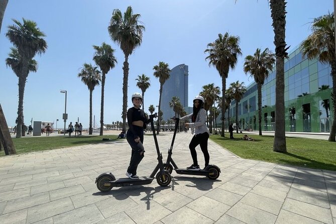 Barcelona Guided 2 hour E-Scooter Tour - Weather, clothing, and safety on an e-scooter