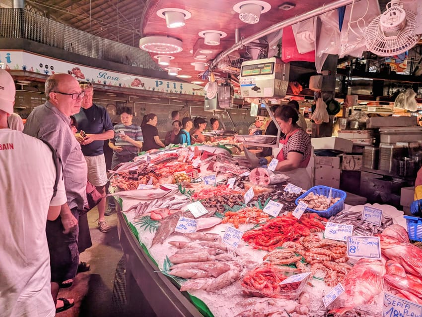 Barcelona Kick Start: 2-Hour Guided Scooter Tour - La Rambla from the back seat