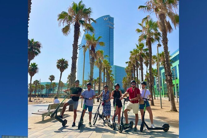 Barcelona Sagrada familia Electric Scooter or E-Bike Tour - Monumental and the first glimpse of Gaudí