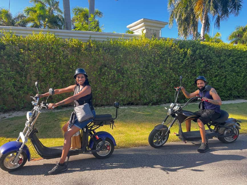 Bavaro Punta Cana: City Tour with Harley models E-Scooters - Key points at a glance