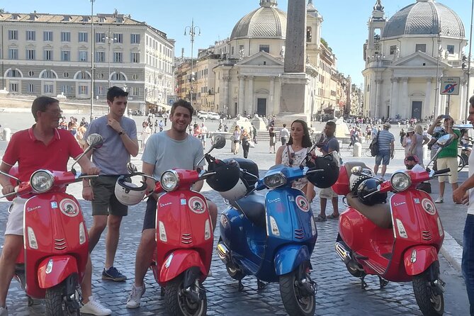 Beautiful Roma Tour on Vespa with Driver - Trevi Fountain and the Question of Time
