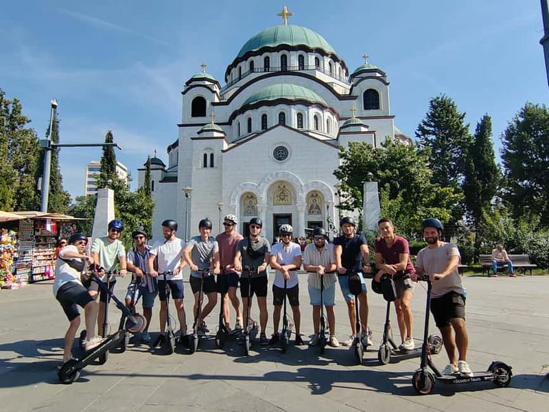 Belgrade Essentials E Scooter tour - How the three-hour schedule works