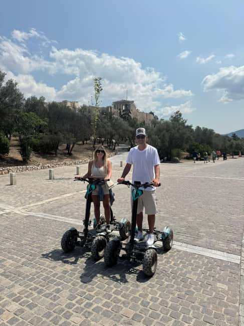 Best of Athens Electric ATV Scooter Tour - The Acropolis side of Athens
