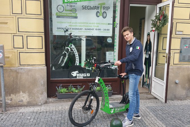 Best Prague Viewpoints: Guided E-Scooter Tour - Lennon Wall and the city’s changing face