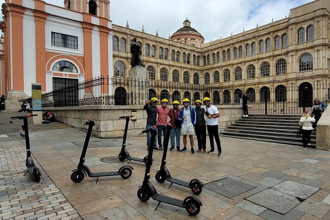 Bogota scooter tour - Parque de los Periodistas and Bogotá’s public life
