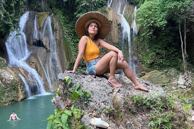Bohol Full Day Waterfall & Countryside Scooter Tour - Baclayon Church, the quiet first stop