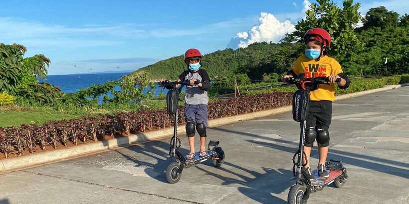 Boracay: Dualtron E-Scooter Ride - Puka Beach and Ilig-Iligan Beach