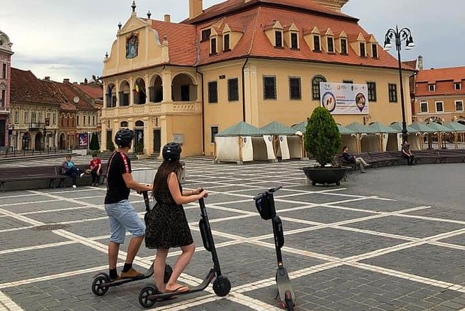 Brasov Old Town Guided Tour With Electric Scooters - Ending at Nicolae Titulescu Park