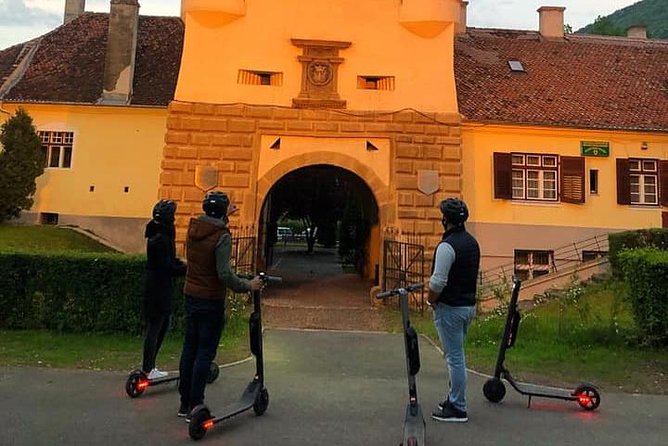 Brasov Old Town Guided Tour With Electric Scooters - Weavers Bastion and the Schei district