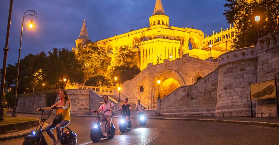 Budapest: Buda Castle E-Scooter Evening Tour - Key points to know before you book