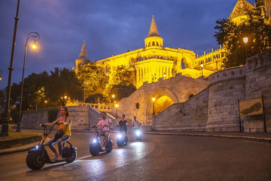 Budapest: Buda Castle E-Scooter Evening Tour - Meeting at Deák Ferenc tér