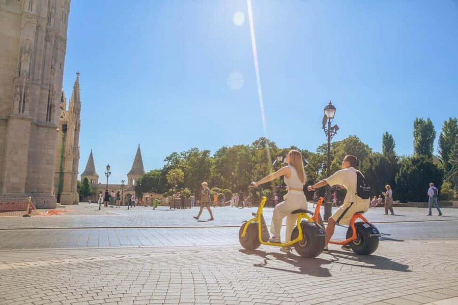 Budapest: Small-Group MonsteRoller E-Scooter Tours - Szabadság Square and the Ethnographic Museum