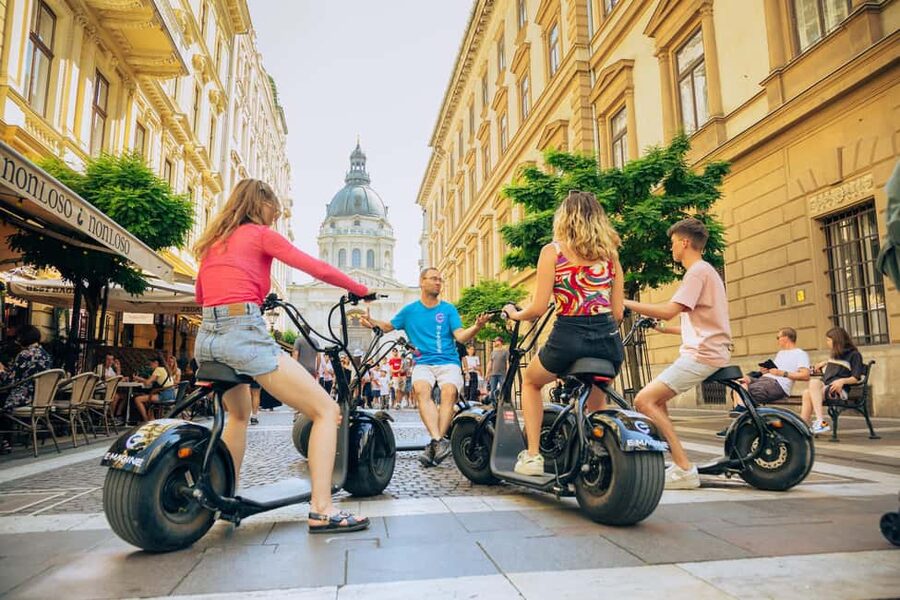 Budapest: Small-Group MonsteRoller E-Scooter Tours - Heroes’ Square and Városliget