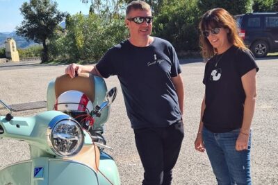 Corfu 300cc Vespa Scooter Rental