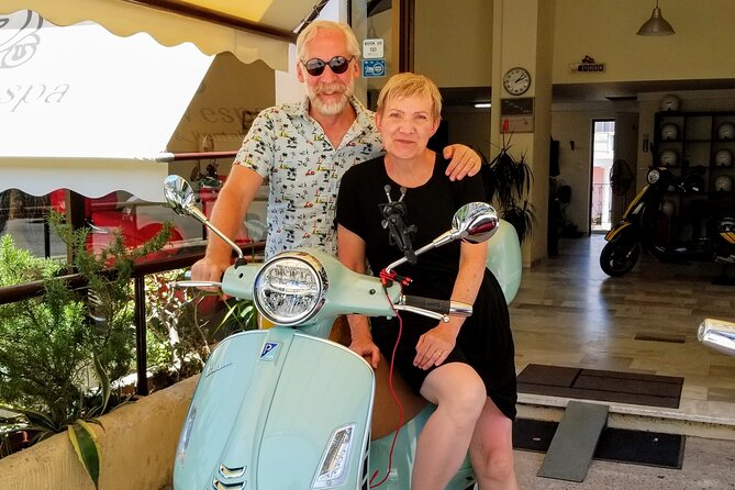 Corfu 300cc Vespa Scooter Rental - Safety and road comfort in Corfu