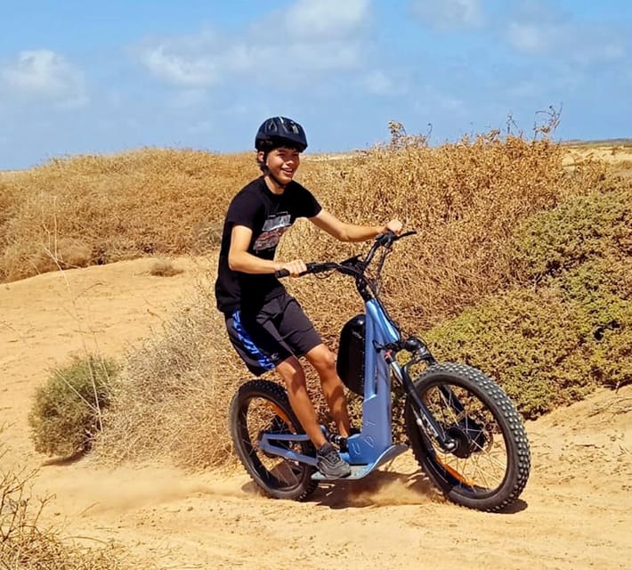 Corralejo: Off Road Adventure on E-scooter - Along the Coast Toward the First Photo Stop