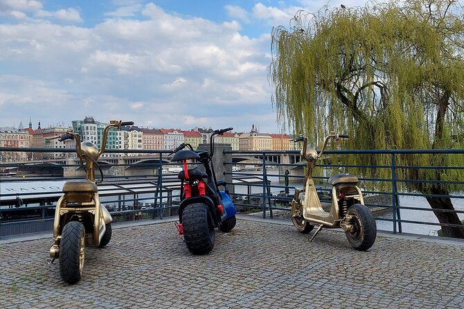 Create your own route on eScooter and enjoy Prague on wheels! - Lennon Wall, Charles Bridge, and Lesser Town