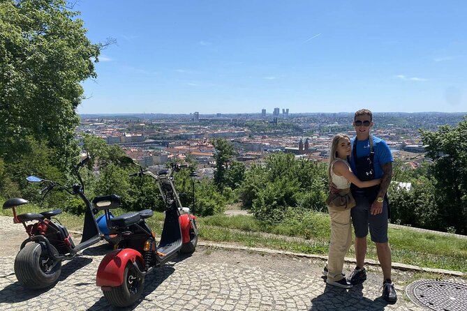 Create your own route on eScooter and enjoy Prague on wheels! - Old Town Square, the clock, and the Gothic skyline